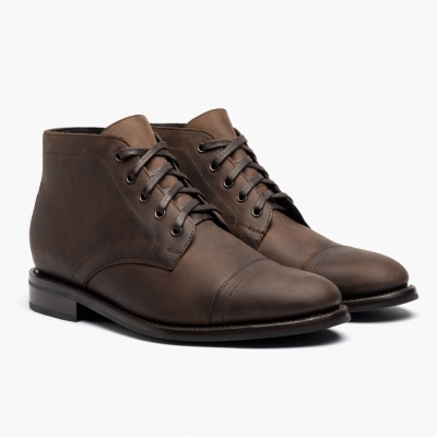 Botas con Cordones Thursday Boots Cadet Hombre Marrom | MX4786152