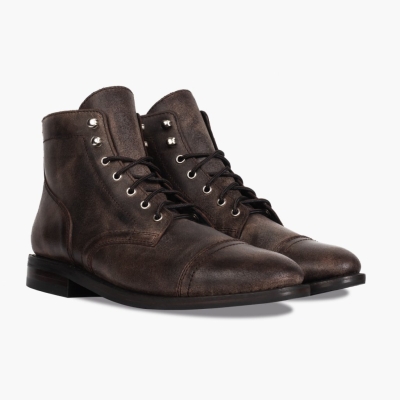 Botas con Cordones Thursday Boots Captain Hombre Marrom | MX0296538