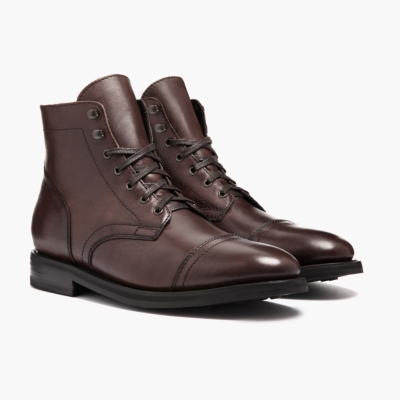 Botas con Cordones Thursday Boots Captain Hombre Marrom | MX0852173