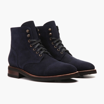 Botas con Cordones Thursday Boots Captain Hombre Azules | MX1378624