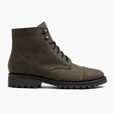 Botas con Cordones Thursday Boots Captain Hombre Verde Oliva | MX3576219