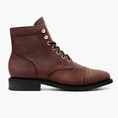 Botas con Cordones Thursday Boots Captain Mujer Marrom | MX4079152