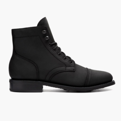 Botas con Cordones Thursday Boots Captain Mujer Negros | MX9318705