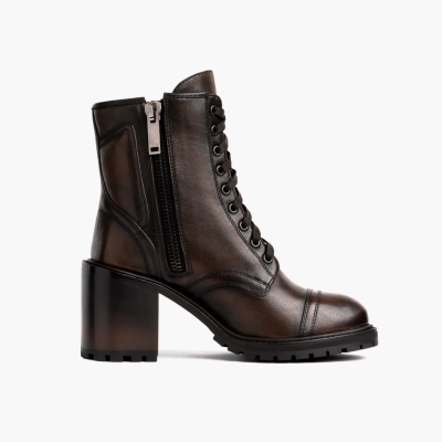 Botas con Cordones Thursday Boots Rebel Mujer Marrom | MX2465079