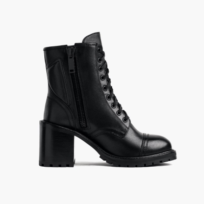 Botas con Cordones Thursday Boots Rebel Mujer Negros | MX3590182