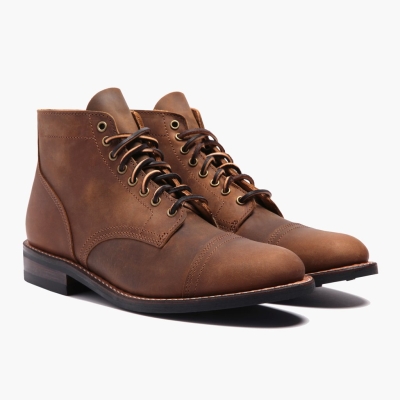 Botas con Cordones Thursday Boots Vanguard Hombre Marrom | MX2063985