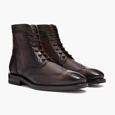 Botas con Cordones Thursday Boots Wingtip Hombre Marrom | MX6045281