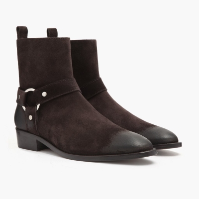 Botines Chelsea Thursday Boots Harness Hombre Marrom | MX1462537