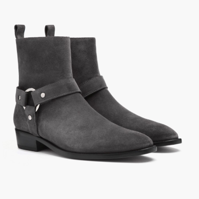 Botines Chelsea Thursday Boots Harness Hombre Grises | MX6251793