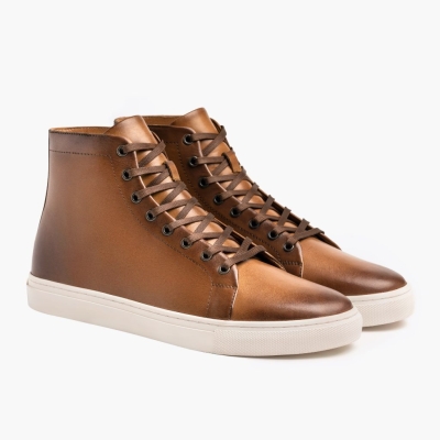 High Top Sneakers Thursday Boots Premier Hombre Marrom | MX1608274