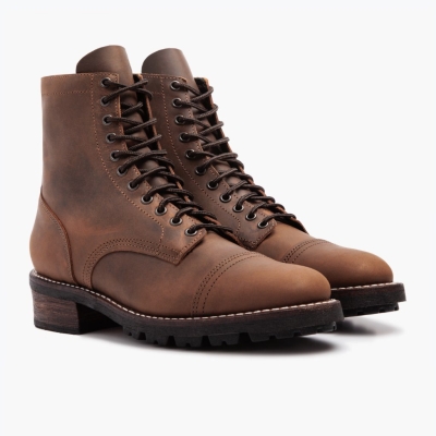 New Arrivals Thursday Boots Logger Hombre Marrom | MX5864370